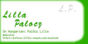 lilla palocz business card